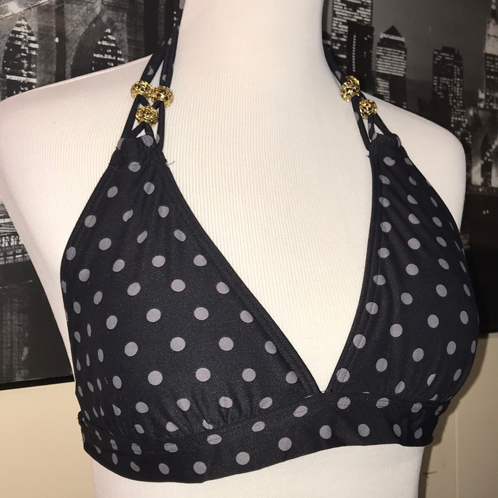Coco reef polka dot bikini top